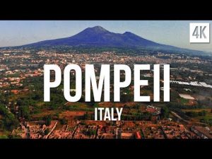 Pompeii and Vesuvio, fly over Pompei, Pompeje, Pompeji | 4K drone footage, DJI Mavic Air