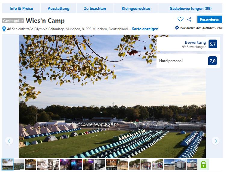 wiesncamp1 Zeltlager Wies´n Camp 19, ab 33 € – 2 Tage Oktoberfest in München im Zeltlager Wies´n Camp 19 an der Olympia Reitanlage München
