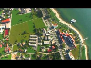 Bodensee von oben - Seehotel am Kaiserstrand  -  Lochau