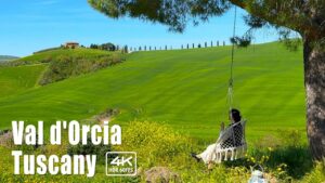 🇮🇹 Toskana: Rundgang durch die malerischen Landschaften des Val d'Orcia, Frühling 4K HDR 1