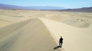 Sand Dunes - Death Valley National Park - Drone