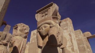 Temple Hatshepsut, colossi of Memnon