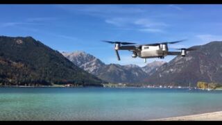 Drone flight over Achensee, Austria / Drohne über Achensee, Tirol
