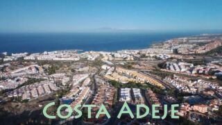 Costa Adeje drone view