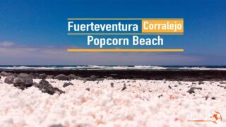 Popcorn Beach - Fuerteventura, Spain, Drone