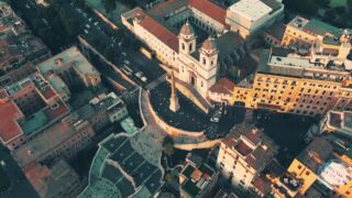 The Antique Spirit of Rome from a Drone | 4K
