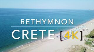 RETHYMNON drone 4K GREECE CRETE Κρήτη Ρέθυμνο Ελλάδα